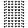 Bouiexye 48 Pack Party Sunglasses Bulk for Birthday Summer Wedding Party Goody Bag Fillers Supplies (White) view 1