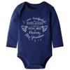 Hand Picked for Mommy and Daddy by My Grandma in Heaven Cute Long Sleeve Bodysuit Girl boy Infant Toddler Baby Clothes Creeper view 1