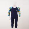 Nikiikoo Kids Girls Boys One Piece Water Sports Rash Guard Swimsuit UPF 50+ Long Sleeves Full Suit Wetsuit Swimwear Navyblue 6 Years view 2
