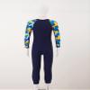 Nikiikoo Kids Girls Boys One Piece Water Sports Rash Guard Swimsuit UPF 50+ Long Sleeves Full Suit Wetsuit Swimwear Navyblue 6 Years view 3