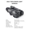 NOBUHIRO Tactical Airsoft Laser ONLY with Steady + Strobe White LED Flashlight 2 Modes, Upgrade PEQ Box with Remote Pressure Switch, Fit for AEG GBB CQB 20mm Picatinny Rail view 2