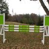 Platinum Jumps Set/3-10ft 3 Stripe 1-Color Round Rails Light Green view 1