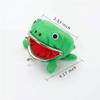2Pcs Frog Coin Purse,Cute Animal Cosplay Props Frog Wallet,Anime Cartoon Manga Flannel Coin Holder view 2