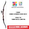 Sanlida Noble Standard Beginner & Intermediate Recurve Bow and Arrows Kit for Adult and Youth, Wooden Takedown Recurve Bow Package for Training, Practice & Competition RH Only (68", 34lbs) view 2