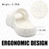Asifn Skull Slides Shower Slippers Women Men House Funny Creative Sandals EVA Thick Soft Indoor Outdoor Beach Pool 9 Men White view 3