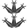 Zerodeko 6pcs Deer Skull Wall Hanging Hooks Easy Installation Skull Display Rack for Home and Outdoor Space-Saving European Mount Hanger view 1