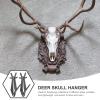 Zerodeko 6pcs Deer Skull Wall Hanging Hooks Easy Installation Skull Display Rack for Home and Outdoor Space-Saving European Mount Hanger view 3