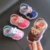 Zonkacen Little Kids Boys Girls Fashion Non Slip Closed Toe Quiet Beach Sandals for Aqua Water Sport Wading Amusement Park Play Games Running Red 3.5 Infant view 2