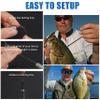 Drop Shot Weights Fishing Sinkers 25pcs Lead Drop Saltwater Fishing Weight Freshwater Drift Sinker Free Rig Fishing Weight Bass Rig Cylinder Removable Catfishing (1/8oz 25 pcs) view 4