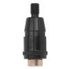 Yuecoom Fishing Net Rod Pod Connector, 8mm M8/M10/M12 Screw Net Head Adapter Anti Rotation Screw Net Head Adapter (Black) view 2