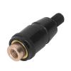 Yuecoom Fishing Net Rod Pod Connector, 8mm M8/M10/M12 Screw Net Head Adapter Anti Rotation Screw Net Head Adapter (Black) view 3