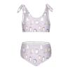 Aflyko Girls' Swimwear Cartoon Kitten Cat Cute 2-Piece Bikini Set Summer Swimsuit Holiday Bathing Suit Hawaii Beachwear Pool Water Sport Tankini Set 4T view 1