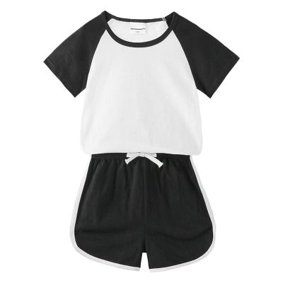 Girls Summer Outfits Kids Infant Child Toddler Baby Boys Girls Long Sleeve Cute Sweatshirt Pullover (Black, 6-7Years)