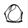 Antique Horse Halter & Hand Stoppers Handcrafted Soft Lined Crown Piece Lightweight by EQUESTRAIN Enterprises (Small/Ponyq, Black) view 1