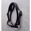 Antique Horse Halter & Hand Stoppers Handcrafted Soft Lined Crown Piece Lightweight by EQUESTRAIN Enterprises (Small/Ponyq, Black) view 2