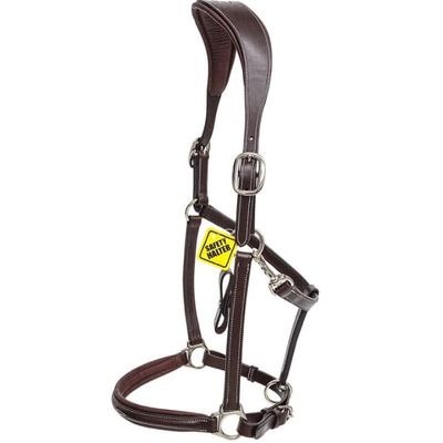 Designer Horse Halter and Hand Stoppers Handcrafted Lined Crown Piece Lightweight by EQUESTRAIN Enterprises (Medium/Cob, Black)