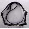 Antique Horse Bridle with Web Reins & Hand Stoppers Handcrafted Soft Lined Crown Piece Lightweight by EQUESTRAIN Enterprises (Small/Ponyq, Brown) view 3