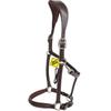 Designer Horse Halter and Hand Stoppers Handcrafted Lined Crown Piece Lightweight by EQUESTRAIN Enterprises (Warmblood/Over, Brown) view 1