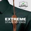 Alimens & Gentle Men's Dark Green Dress Shirt Slim Fit Long Sleeve Stain Shield Button Down Shirts Holiday Party M view 2