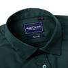 Alimens & Gentle Men's Dark Green Dress Shirt Slim Fit Long Sleeve Stain Shield Button Down Shirts Holiday Party M view 4