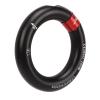 Rappel Ring Connector, Detachable Connector for Rock Climbing, Arborist, Hammock Connection Point, 12mm Opening (Black) view 1
