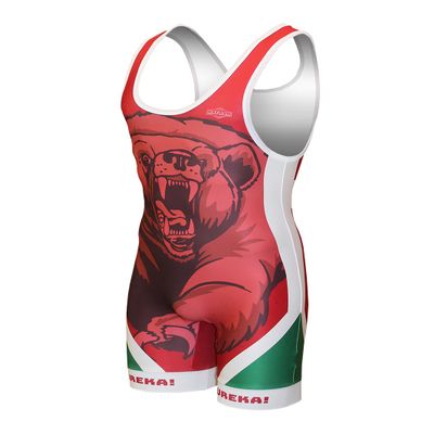 Matman USA The States Series Men's & Boy's Wrestling - Weightlifting - Exercise Singlet - Made in the U.S.A. (Multicolor, Small, California)