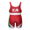 Matman USA The States Series Men's & Boy's Wrestling - Weightlifting - Exercise Singlet - Made in the U.S.A. (Multicolor, Small, California) view 3