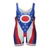 Matman USA The States Series Men's & Boy's Wrestling - Weightlifting - Exercise Singlet - Made in the U.S.A. (Multicolor, XX-Large, Ohio) view 2