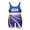 Matman USA The States Series Men's & Boy's Wrestling - Weightlifting - Exercise Singlet - Made in the U.S.A. (Multicolor, Large, Ohio) view 3