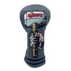 Funny Golf Club Covers The Hammer Driver Headcover and Little Hammer Fairway Wood Head Covers, Golf Accessories for Men, Golfer Gifts for Men, Golf Head Covers for Dad (Driver - Titanium) view 1