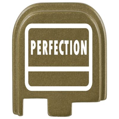 NDZ Performance Slide Cover Back Plate for Glock 43 43X 48, 9mm, Laser Engraved Anodized Aluminum in Olive Drab Green, Made in The USA - G Square Perfection