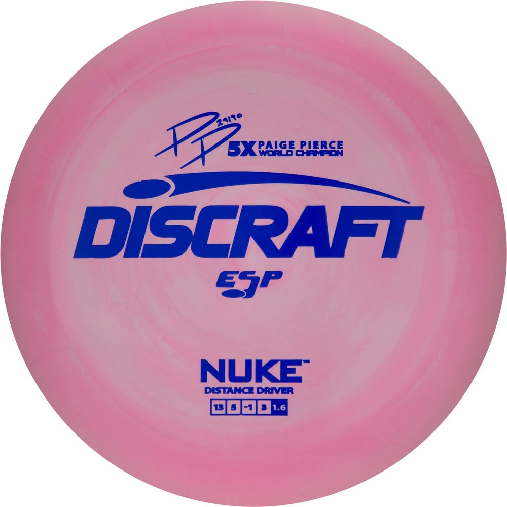 Discraft ESP Nuke with Paige Pierce Signature 170-172 Gram Distance Driver Golf Disc