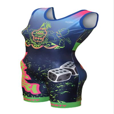Matman USA The State Series Women's Wrestling Singlets (Multicolor, XX-Large, Pennsylvania)