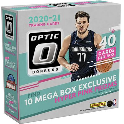 2020-21 Donruss Optic Megas Box - Hyper Pink prizms- 40 Cards