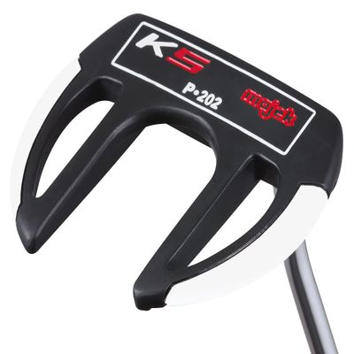 Majek K5 P-202 New Red and Black Golf Putter Right Handed Club Claw Style Forgiving Mallet 34 Inches Precision Steel Shaft Lady Flex Ladies Standard Length Perfect for Lining up Your Putts