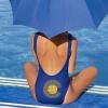 Linkasi National Association Flag Women's Sexy Backless One Piece Swimsuit Triangle Bikini Set L view 3