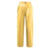 XUNRYAN Capri Pants Women Casual Summer Elastic High Waist Linen Pants Loose Wide Leg Cargo Pants Crop Trouser with Pockets view 3