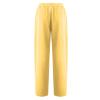 XUNRYAN Capri Pants Women Casual Summer Elastic High Waist Linen Pants Loose Wide Leg Cargo Pants Crop Trouser with Pockets view 4
