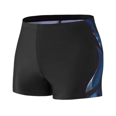 Angel season Swim Jammers for Men Swimsuit Square Leg Swimsuit Athletic Training, Quick Dry Chlorine Resistant Mens Swim Briefs Black