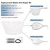Riverruns Rubber Net Replacement Fishing Net Bag Fly Fishing Foldable Fish Landing for Freshwater Saltwater Without Handle 6 Sizes (Black, Circumference: 39" Diameter: 14" Net Depth: 10") view 2