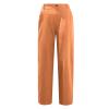 XUNRYAN Capri Pants Women Casual Summer Elastic High Waist Linen Pants Loose Wide Leg Cargo Pants Crop Trouser with Pockets view 4