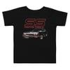 1987 Chevy Monte Carlo SS Classic car Club Custom Toddler Short Sleeve Tee Black view 1
