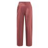 XUNRYAN Capri Pants Women Casual Summer Elastic High Waist Linen Pants Loose Wide Leg Cargo Pants Crop Trouser with Pockets view 4