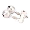 Alvinlite Fishing Rod Bell Fishing Dual Bell Stainless Steel Fishing Bell Clip Fishing Alarm Bell Fishing Pole Assembly Fish Alarm Bell for Sea Fishing Fishing Bell view 1