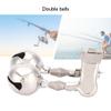 Alvinlite Fishing Rod Bell Fishing Dual Bell Stainless Steel Fishing Bell Clip Fishing Alarm Bell Fishing Pole Assembly Fish Alarm Bell for Sea Fishing Fishing Bell view 3