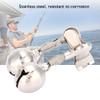 Alvinlite Fishing Rod Bell Fishing Dual Bell Stainless Steel Fishing Bell Clip Fishing Alarm Bell Fishing Pole Assembly Fish Alarm Bell for Sea Fishing Fishing Bell view 4