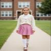 WELAKEN Pu Leather Skirts for Girls Kids & Teen & Toddler & Women Faux Leather Pleated Skirts view 3