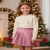 WELAKEN Pu Leather Skirts for Girls Kids & Teen & Toddler & Women Faux Leather Pleated Skirts view 4