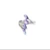 Abalone Cabochon Gemstone Sterling Silver Ring Size 4 to 6 YOU SELECT SIZE view 1