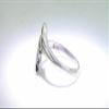 Abalone Cabochon Gemstone Sterling Silver Ring Size 4 to 6 YOU SELECT SIZE view 2